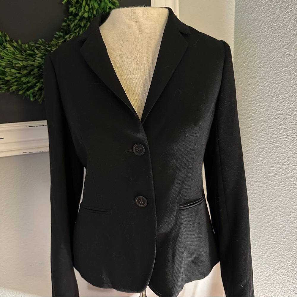 J.Crew Women's Wool Black Blazer - Size 4